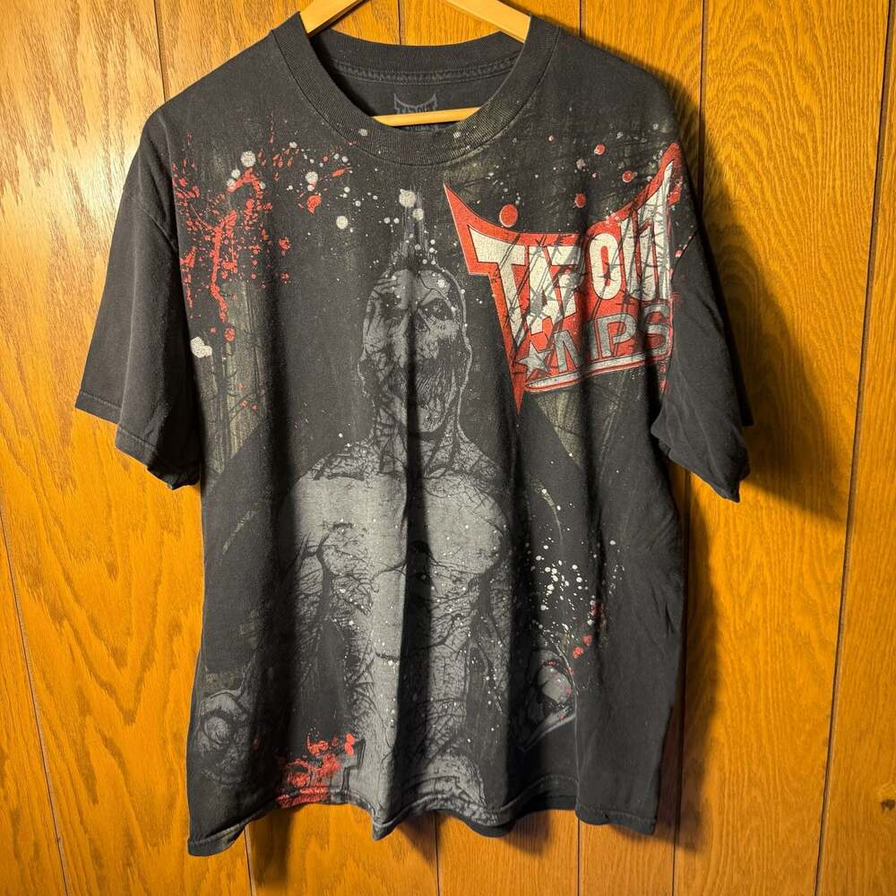 Tapout MPS Skeleton All Over Print Graphic T-Shirt